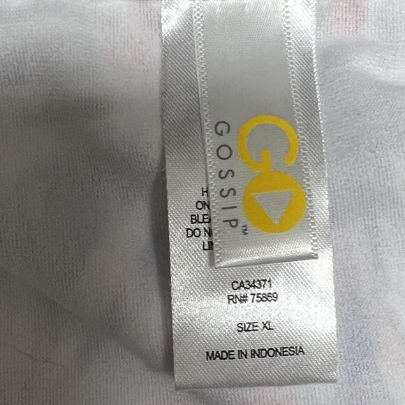 NWT GO by Gossip Palm Dazed Strappy Hipster Bikini Bottoms Size XL X-Large New - Picture 10 of 11